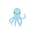 Adorable octopus character