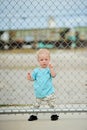 Adorable one year old boy Royalty Free Stock Photo