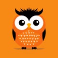 Adorable Owl Illustration With Dark Humor And Playful Character Design