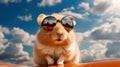 Shades of Cuteness: Hamster Rocking Sunglasses