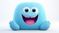 an adorable, Pixar-style plush pillow placed on a clean white background, capturing the charm of animated design.