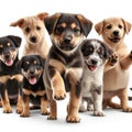adorable puppies and kittens Royalty Free Stock Photo