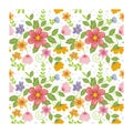 Adorable seamless Flowers - Floral pattern Design