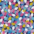 Adorable seamless Leaf - Floral pattern Design