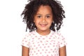 Adorable small girl with afro hairstyle