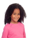 Adorable small girl with afro hairstyle