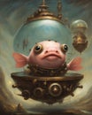 Adorable Steampunk Blobfish