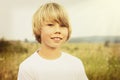 Adorable young happy boy Royalty Free Stock Photo