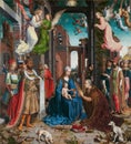 Adoration of the Kings painted by Jan Gossaert