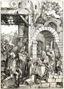 Adoration of Magi Albrecht Durer Royalty Free Stock Photo