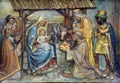 Adoration of the Magi, altar of the Visitation of Mary in the church of St Peter in Ivanic Grad, Croatia