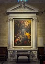 Adoration of the Shepherds by Domenico Cresti in 1594 in the Lucca Cathedral in Luca, Italy. Royalty Free Stock Photo