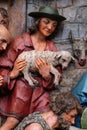 Adoration of the Shepherds, Nativity Scene Royalty Free Stock Photo