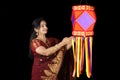 Adoring the Diwali Lantern