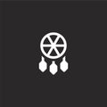 adornment icon. Filled adornment icon for website design and mobile, app development. adornment icon from filled hippies