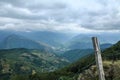 Adour Valley from Aspin Pass in the French Pyrennees