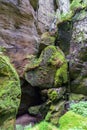 National Park of Adrspach - Teplice rocks. Rock Town. Czech Republic