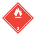 ADR pictogram for flammable liquids