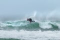 Adrealine rush, surfing, Fistral beach, Newquay, Cornwall Royalty Free Stock Photo