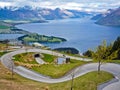 Adremnalin attraction a luge in town of Quenstown in New Zealand