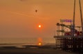 The Adrenalin Zone on South Pier, Blackpool, Lancashire, UK