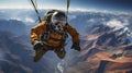 Adrenaline Altitudes. Merging Adventure Travel and Skydiving Exhilaration. Generative AI