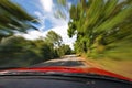 Adrenaline Fast Driving Royalty Free Stock Photo