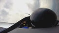 Adrenaline flight on fighter plane, POV of experienced pilot looking passenger