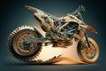 Adrenaline-Fueled Artwork Inspired by Moto Cross