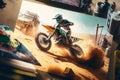 Adrenaline-Fueled Artwork Inspired by Moto Cross