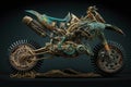 Adrenaline-Fueled Artwork Inspired by Moto Cross