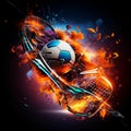 Adrenaline Fusion - Painterly Sports Equipment Logo