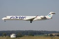 Adria Airways Bombardier CRJ900 Royalty Free Stock Photo