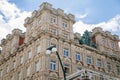 The Adria Palace Rondocubism on national avenue, Prague Royalty Free Stock Photo