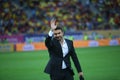 ADRIAN MUTU honored before ROMANIA vs. GEORGIA