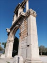 Adrianou gate Athens city Royalty Free Stock Photo