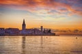 Adriatic coast sunset, Porec, Croatia