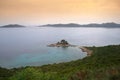 Adriatic coast view,Croatia Royalty Free Stock Photo