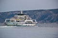 Adriatic ferry boat, Cres, Croatia Royalty Free Stock Photo