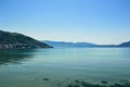 Adriatic sea coast in the city of Vlore / Vlora, Albania Royalty Free Stock Photo