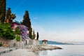 Adriatic Sea scenic view. Opatija, Croatia Royalty Free Stock Photo