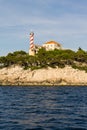 The Adriatic sea view. beautiful image lighthouse