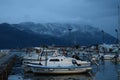 Adriatic shore: Calm waters, snowy mountains!
