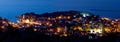 Adriatic town of Veli Losinj panoramic view