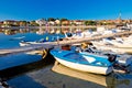Adriatic village of Bibinje colorful waterfront view Royalty Free Stock Photo