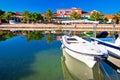 Adriatic village of Bibinje colorful waterfront view Royalty Free Stock Photo