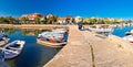 Adriatic village of Bibinje harbor and waterfront panoramic view Royalty Free Stock Photo