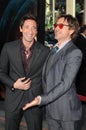 Adrien Brody,Robert Downey Jr Royalty Free Stock Photo