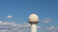 ADS air flight system radar tower over sky