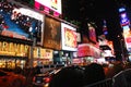 Ads and video displays in Times Square